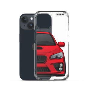 Lightning Red 15-17 Subaru WRX STI - iPhone Case