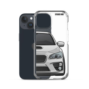 Silver 15-17 Subaru WRX STI - iPhone Case