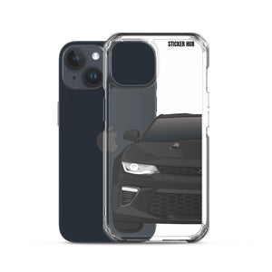 Black 6th Gen Camaro SS - iPhone Case