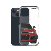 Load image into Gallery viewer, Garnet Red 6th Gen Camaro ZL1 1LE - iPhone Case