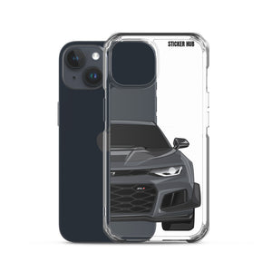 Gray 6th Gen Camaro ZL1 1LE - iPhone Case