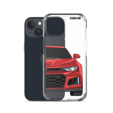 Load image into Gallery viewer, Red Hot 6th Gen Camaro ZL1 - iPhone Case