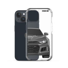 Load image into Gallery viewer, Gray 6th Gen Camaro ZL1 - iPhone Case