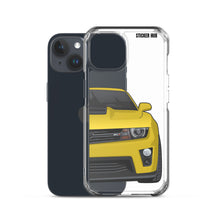 Load image into Gallery viewer, Rally Yellow 5th Gen Camaro ZL1 - iPhone Case