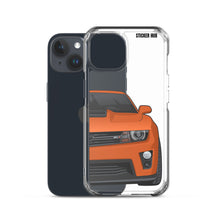 Load image into Gallery viewer, Inferno Orange 5th Gen Camaro ZL1 - iPhone Case