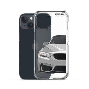 Silver BMW F80 - iPhone Case