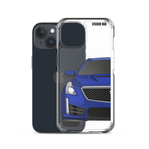 Wave Blue Cadillac CTS-V - iPhone Case