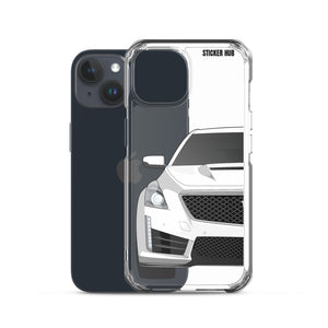 White Cadillac CTS-V - iPhone Case