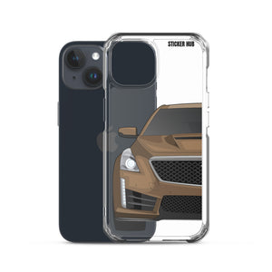 Bronze Sand Cadillac CTS-V - iPhone Case