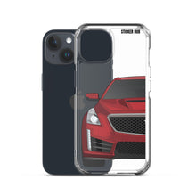 Load image into Gallery viewer, Red Cadillac CTS-V - iPhone Case