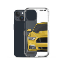 Load image into Gallery viewer, Yellow 15-17 Mustang 5.0 - iPhone Case