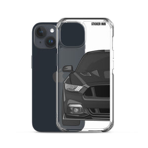 Black 15-17 Mustang 5.0 - iPhone Case