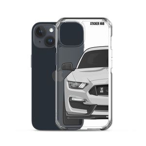 Silver Mustang GT350 - iPhone Case