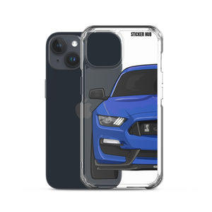 Lightning Blue Mustang GT350 - iPhone Case