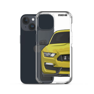 Yellow Mustang GT350 - iPhone Case