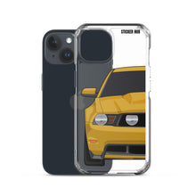 Load image into Gallery viewer, Yellow 11-12 Mustang 5.0 - iPhone Case