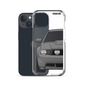 Gray 11-12 Mustang 5.0 - iPhone Case