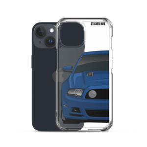 Kona Blue 13-14 Mustang 5.0 - iPhone Case