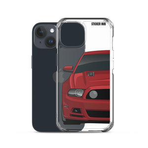 Ruby Red 13-14 Mustang 5.0 - iPhone Case