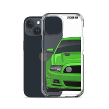 Load image into Gallery viewer, Green 13-14 Mustang 5.0 - iPhone Case