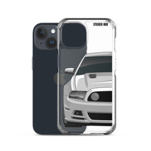 Load image into Gallery viewer, Silver 13-14 Mustang 5.0 - iPhone Case