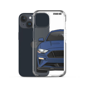 Kona Blue 18-21 Mustang 5.0 - iPhone Case