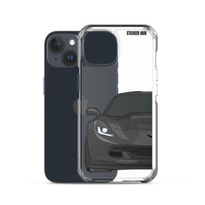 Black C7 Corvette Z06 - iPhone Case