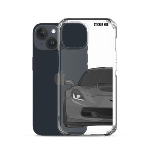 Gray C7 Corvette Z06 - iPhone Case