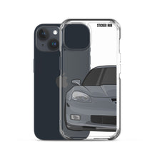 Load image into Gallery viewer, Cyber Gray C6 Corvette Z06 - iPhone Case