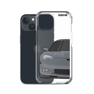 Cyber Gray C6 Corvette Z06 - iPhone Case