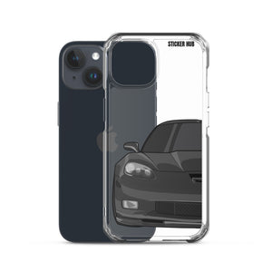 Black C6 Corvette Z06 - iPhone Case