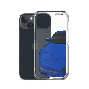 Electron Blue C5 Corvette Z06iPhone Case