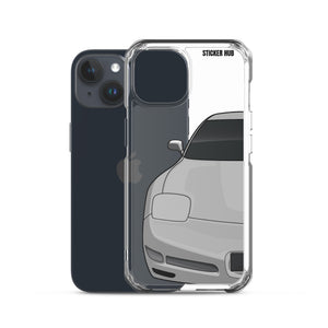 Silver C5 Corvette Z06 - iPhone Case