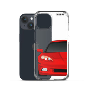 Victory Red C6 Corvette - iPhone Case