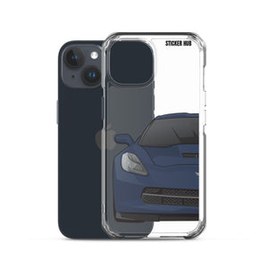 Night Race Blue C7 Corvette Stingray -iPhone Case