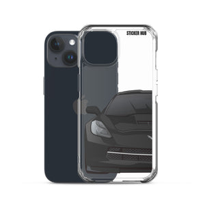 Black C7 Corvette Stingray - iPhone Case