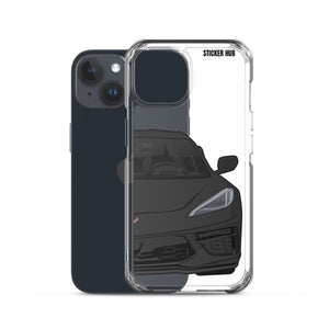 Black C8 Corvette - iPhone Case