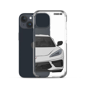 Ceramic Matrix Gray C8 Corvette - iPhone Case