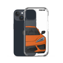 Load image into Gallery viewer, Sebring Orange C8 Corvette - iPhone Case