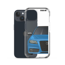 Load image into Gallery viewer, Sprint Blue B8 Audi S4 - iPhone Case