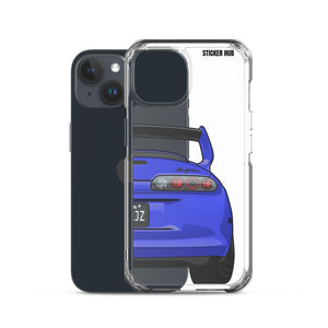 Blue Toyota Supra - iPhone Case