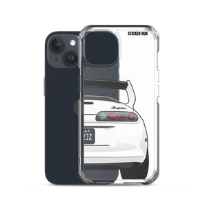 White Toyota Supra - iPhone Case