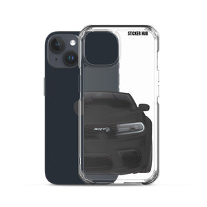 Black Charger Hellcat (Widebody) - iPhone Case