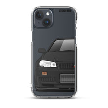 Load image into Gallery viewer, Black R34 Nissan GTR - iPhone Case