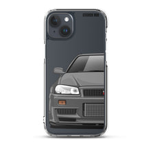 Load image into Gallery viewer, Gray R34 Nissan GTR - iPhone Case