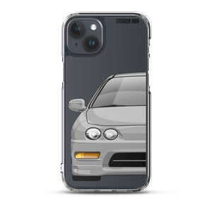 Silver Acura Integra - iPhone Case