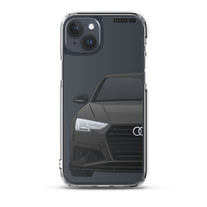 Black B9 Audi S4 "Facelift" - iPhone Case