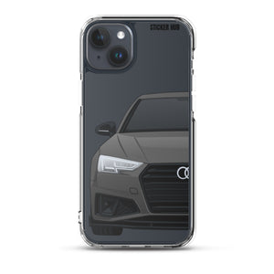 Gray B9 Audi S4 "Facelift" - iPhone Case