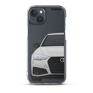 Silver B9 Audi S4 "Facelift" - iPhone Case