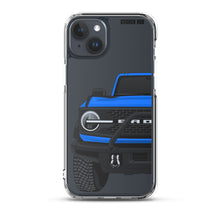 Load image into Gallery viewer, Blue Ford Bronco &quot;First Edition&quot; - iPhone Case